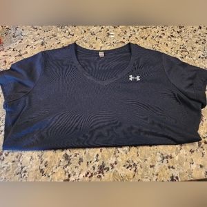 Ladies Black XL Under Armour V Neck T-shirt